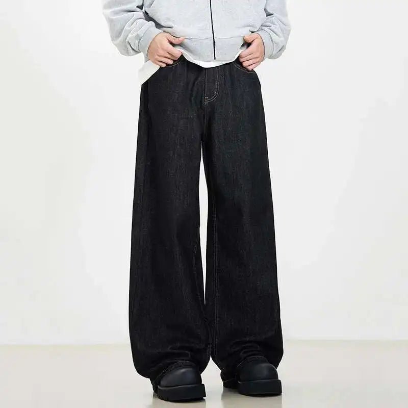 Baggy Shadow Jeans - Oversized Streetwear - Korean Streetstyle - Collective Oversized