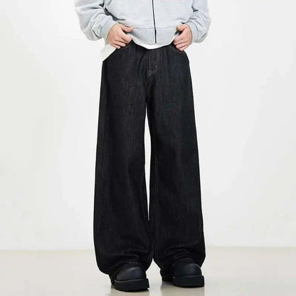 Baggy Shadow Jeans - Oversized Streetwear - Korean Streetstyle - Collective Oversized
