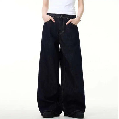 Baggy Shadow Jeans - Oversized Streetwear - Korean Streetstyle - Collective Oversized