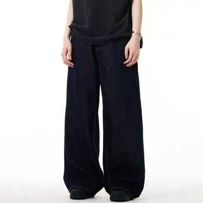 Baggy Shadow Jeans - Oversized Streetwear - Korean Streetstyle - Collective Oversized