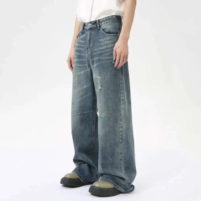 BLU denim - Oversized Streetwear - Korean Streetstyle - Collective Oversized