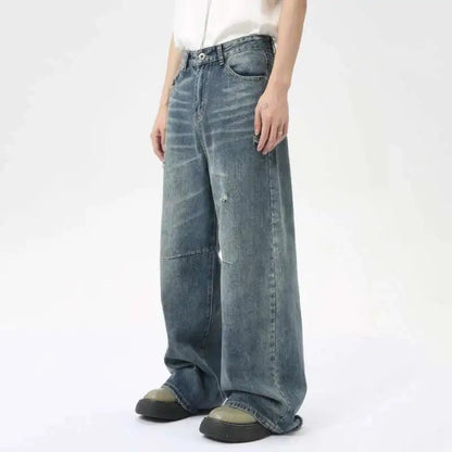 BLU denim - Oversized Streetwear - Korean Streetstyle - Collective Oversized