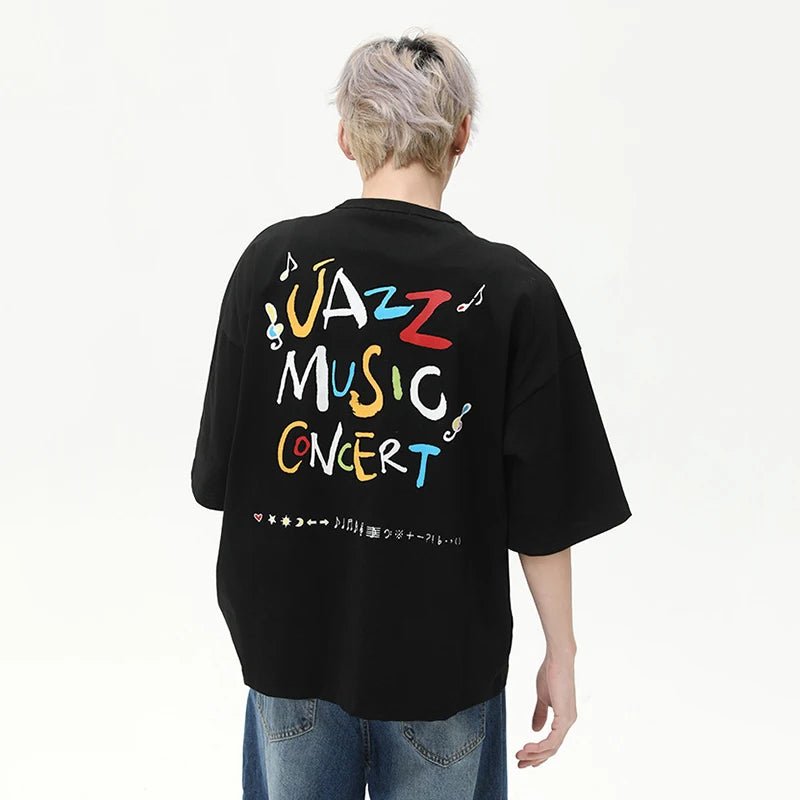 Concert Tee - Oversized Streetwear - Korean Streetstyle - Collective Oversized