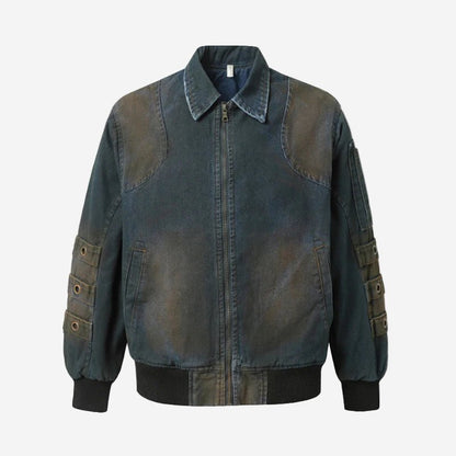 Denim Urge Jacket - Oversized Streetwear - Korean Streetstyle - Collective Oversized