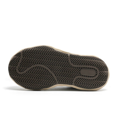 <font dir="auto" style="vertical - align: inherit;"><font dir="auto" style="vertical - align: inherit;">KaaiBook Retro Black Sanyuan Kangyu Thick - soled Dissolved Shoes Shell Head Stitching Leather Casual Board Shoes for Couple</font></font> - Oversized Streetwear - Korean Streetstyle - Collective Oversized