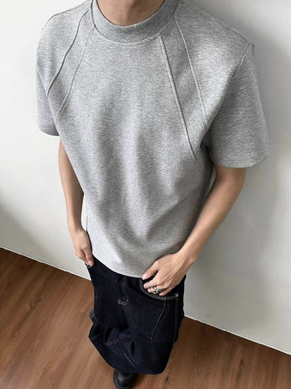 gezien gray oversized tee - Oversized Streetwear - Korean Streetstyle - Collective Oversized