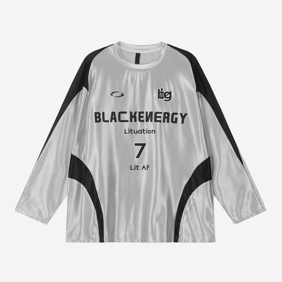 Lit AF Long Sleeve - Oversized Streetwear - Korean Streetstyle - Collective Oversized