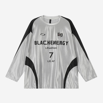 Lit AF Long Sleeve - Oversized Streetwear - Korean Streetstyle - Collective Oversized