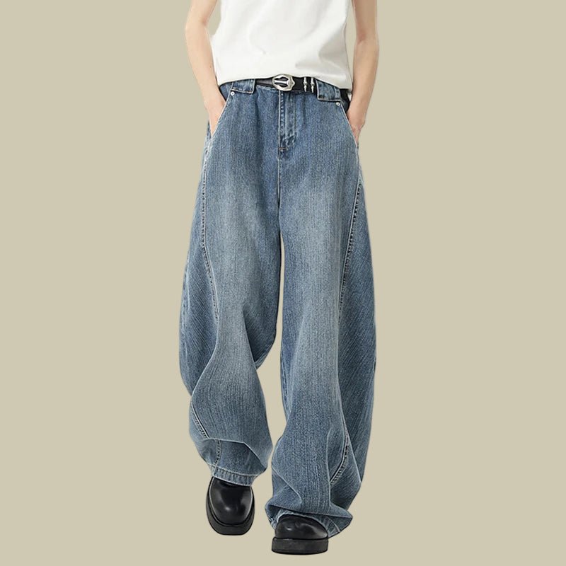 Nebula Baggy Jeans - Oversized Streetwear - Korean Streetstyle - Collective Oversized