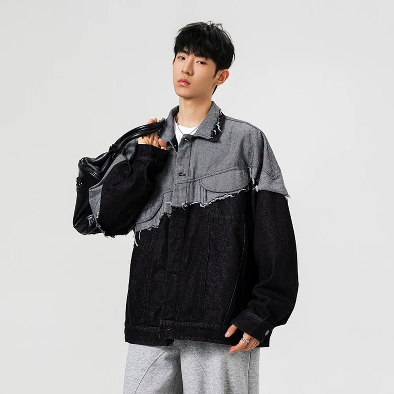 Samurai Distressed Jacket - Oversized Streetwear - Korean Streetstyle - Collective Oversized