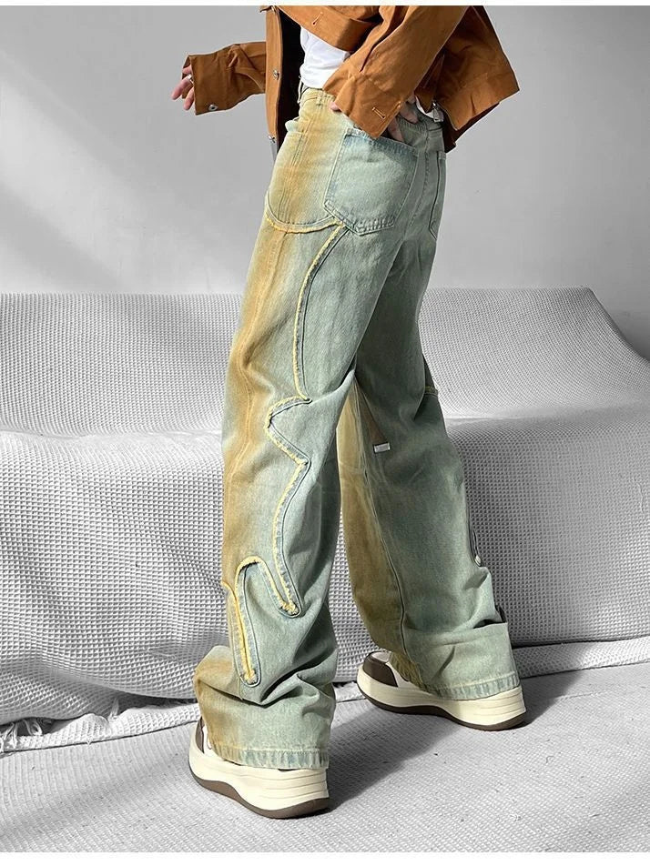 Taran Jeans - Oversized Streetwear - Korean Streetstyle - Collective Oversized