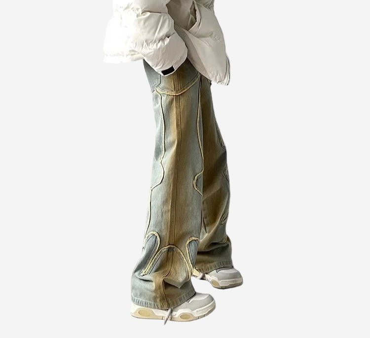 Taran Jeans - Oversized Streetwear - Korean Streetstyle - Collective Oversized