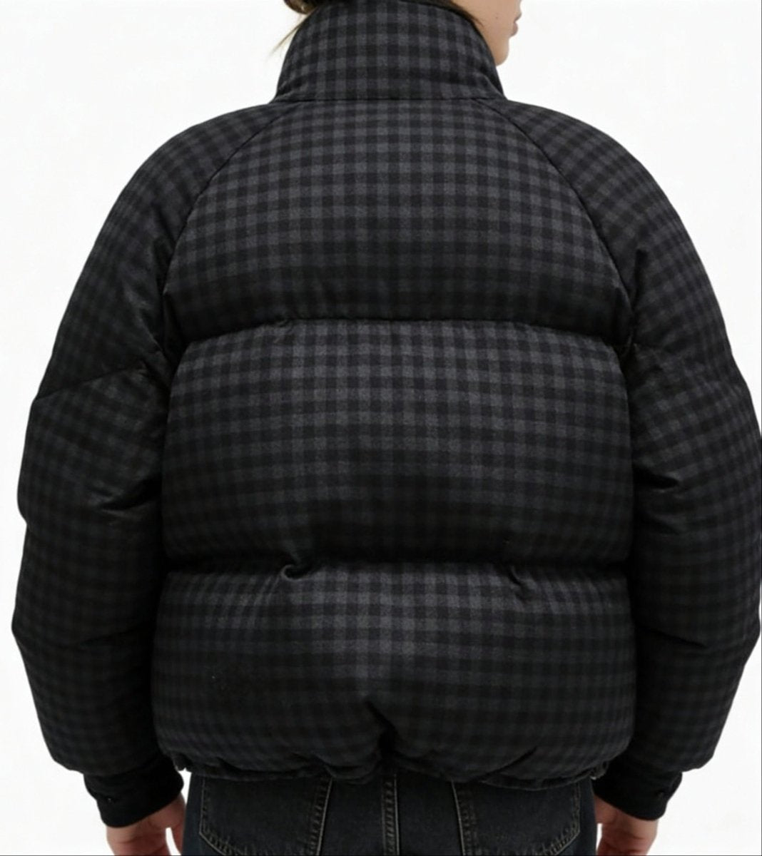 The Checkered Puffer - Oversized Streetwear - Korean Streetstyle - Collective Oversized